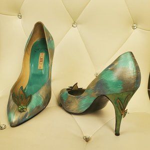 Quinto Lanzolab hand painted Unique designer shoes